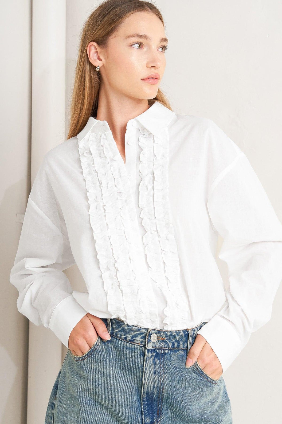 MODERN MUSE WOVEN TOP - Glamourous Grace