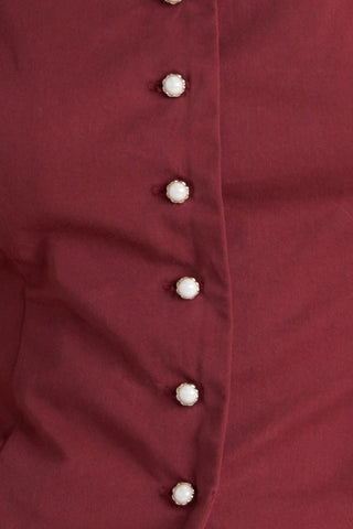 AMOUR SCALLOP WOVEN TOP