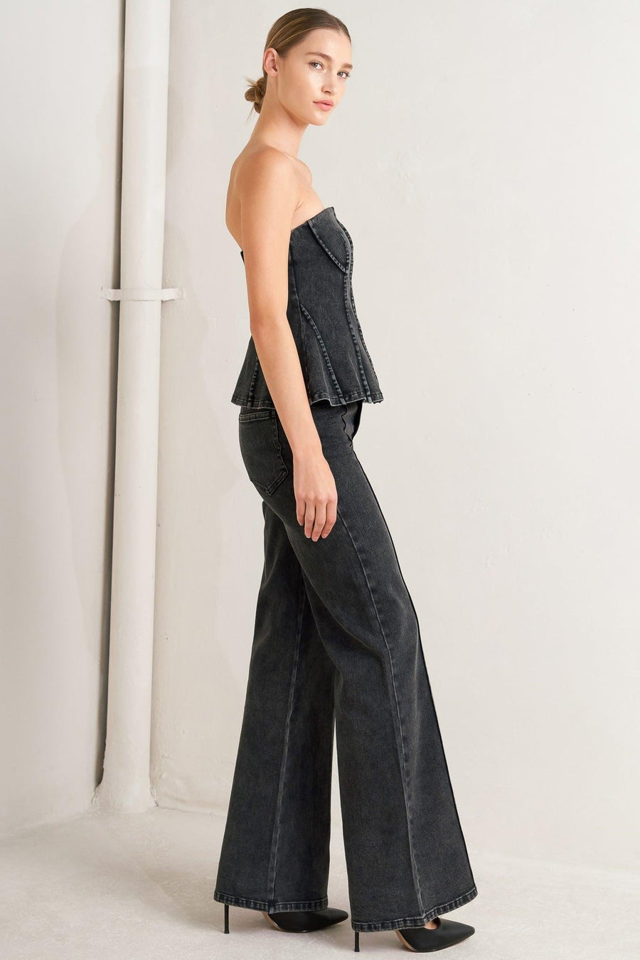 NIGHT SHAPE DENIM TOP - Glamourous Grace