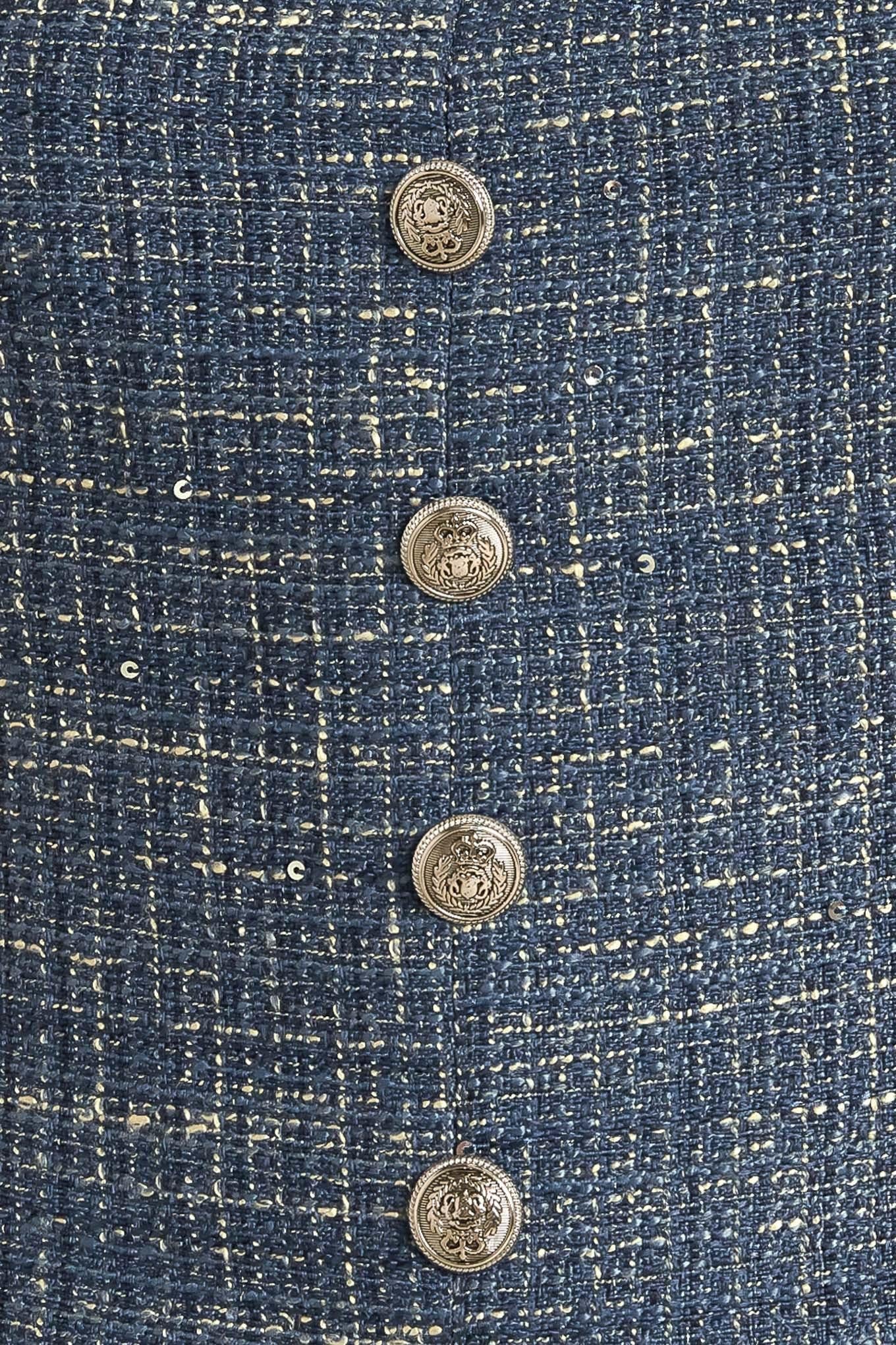 STUDIO FEMME LOOK TWEED TOP - Glamourous Grace