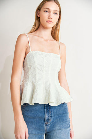 GRAND ENTRANCE WOVEN TOP - Glamourous Grace