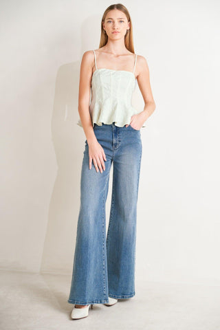 GRAND ENTRANCE WOVEN TOP - Glamourous Grace