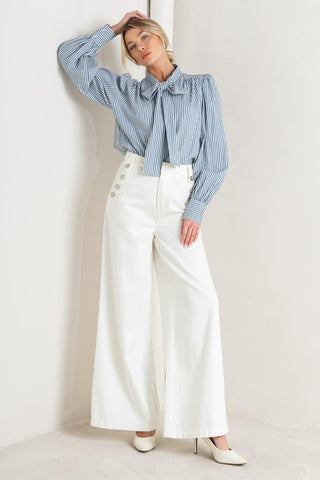 CHARMING INTENTIONS WOVEN TOP