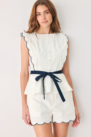 RESORT READY WOVEN TOP