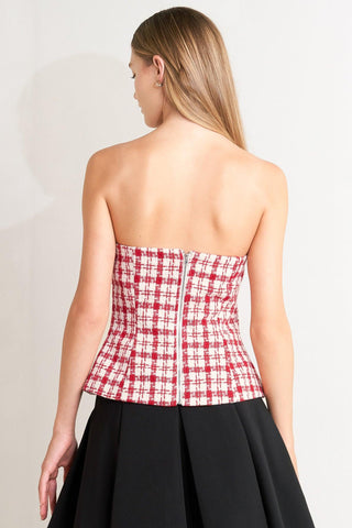 LADY CODE TWEED TOP - Glamourous Grace
