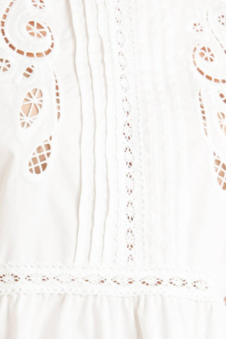 SILENT MORNING WOVEN TOP