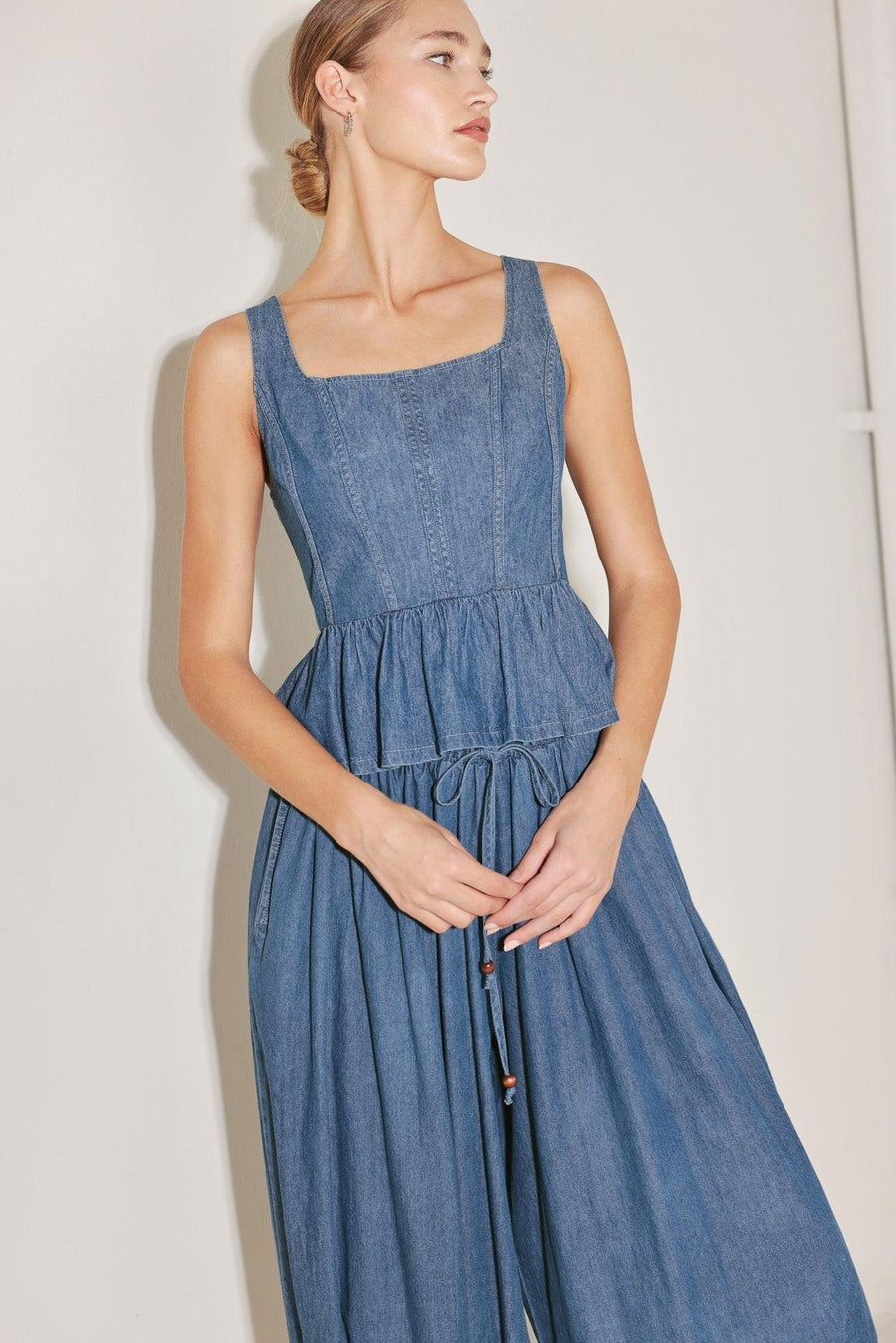 SOFT REBEL VOLUME WOVEN TOP - Glamourous Grace
