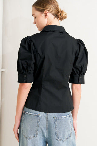 REFINED ROMANCE WOVEN TOP - Glamourous Grace