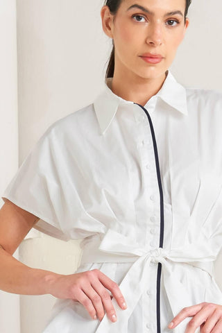 QUIET FORCE WOVEN TOP - Glamourous Grace