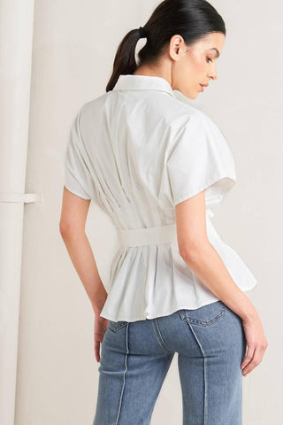 QUIET FORCE WOVEN TOP - Glamourous Grace