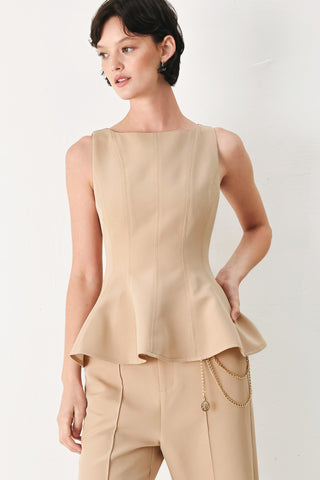 CRYSTAL BAY WOVEN TOP - Glamourous Grace