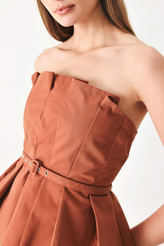 PURE FRAME WOVEN TUBE TOP - Glamourous Grace