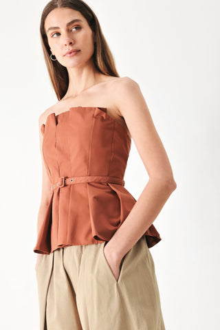 PURE FRAME WOVEN TUBE TOP - Glamourous Grace