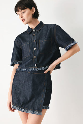 POWER SOFT WOVEN CROP JACKET - Glamourous Grace