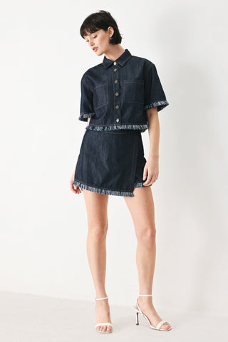 POWER SOFT WOVEN CROP JACKET - Glamourous Grace