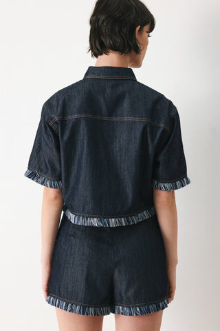 POWER SOFT WOVEN CROP JACKET - Glamourous Grace