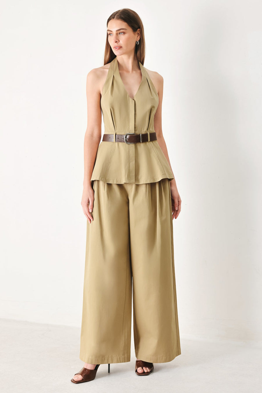 WORKDAY FLOW WOVEN TOP - Glamourous Grace