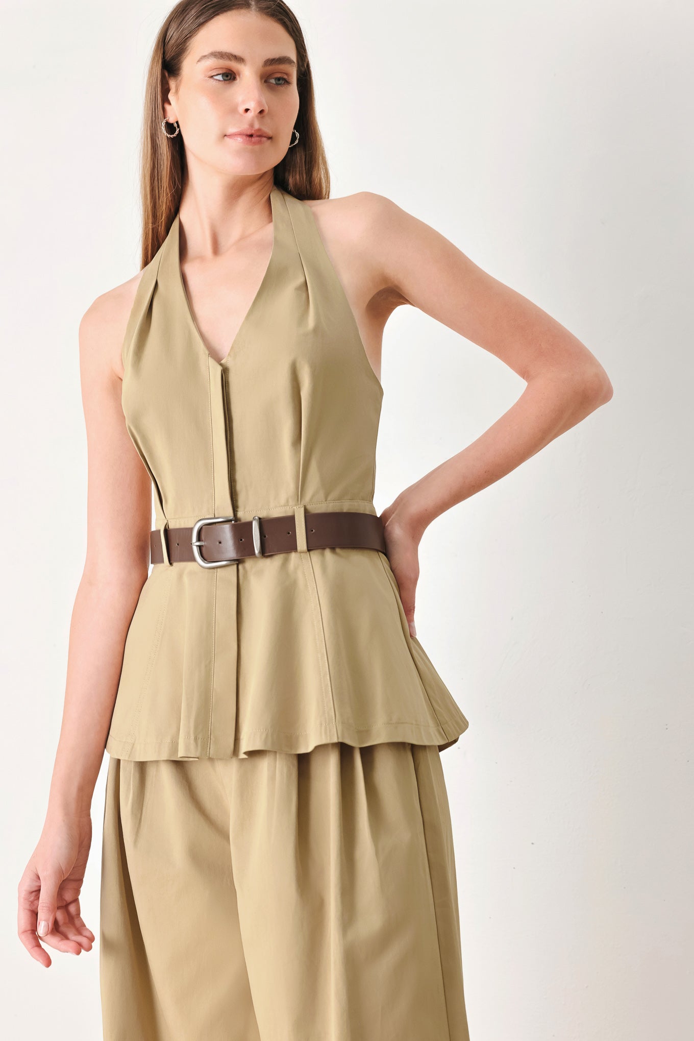 WORKDAY FLOW WOVEN TOP - Glamourous Grace