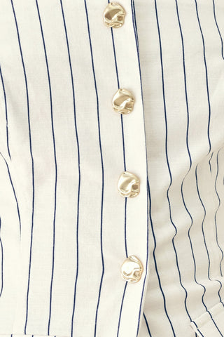 SUTTON STRIPE WOVEN TOP