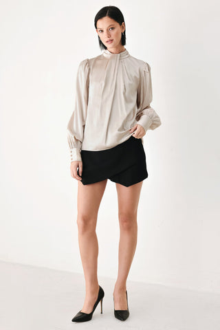 GOLDEN HOUR HIGH NECK BLOUSE