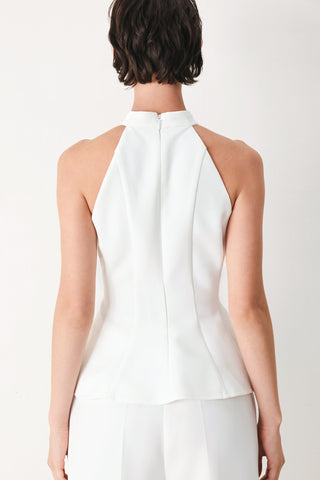 CELESTE HALTER WOVEN TOP - Glamourous Grace