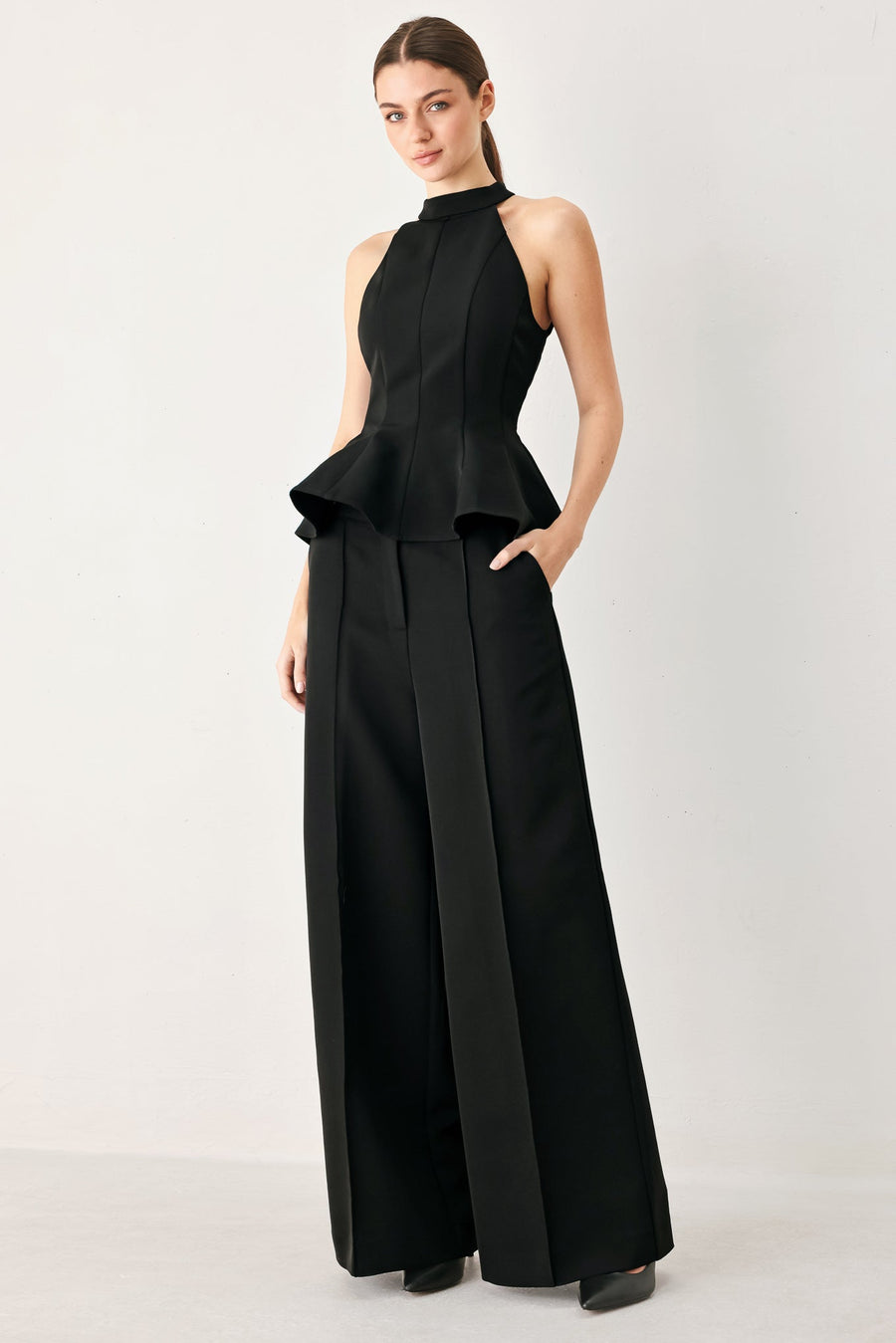 BLACK POWER WOVEN TOP - Glamourous Grace