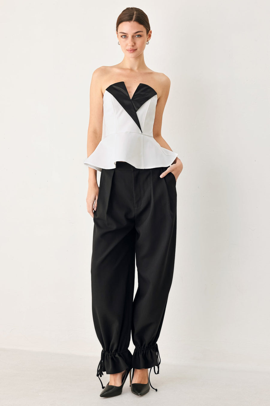 DRESS CODE WOVEN TUBE TOP - Glamourous Grace