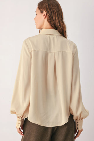 CANYON BROWN WOVEN TOP