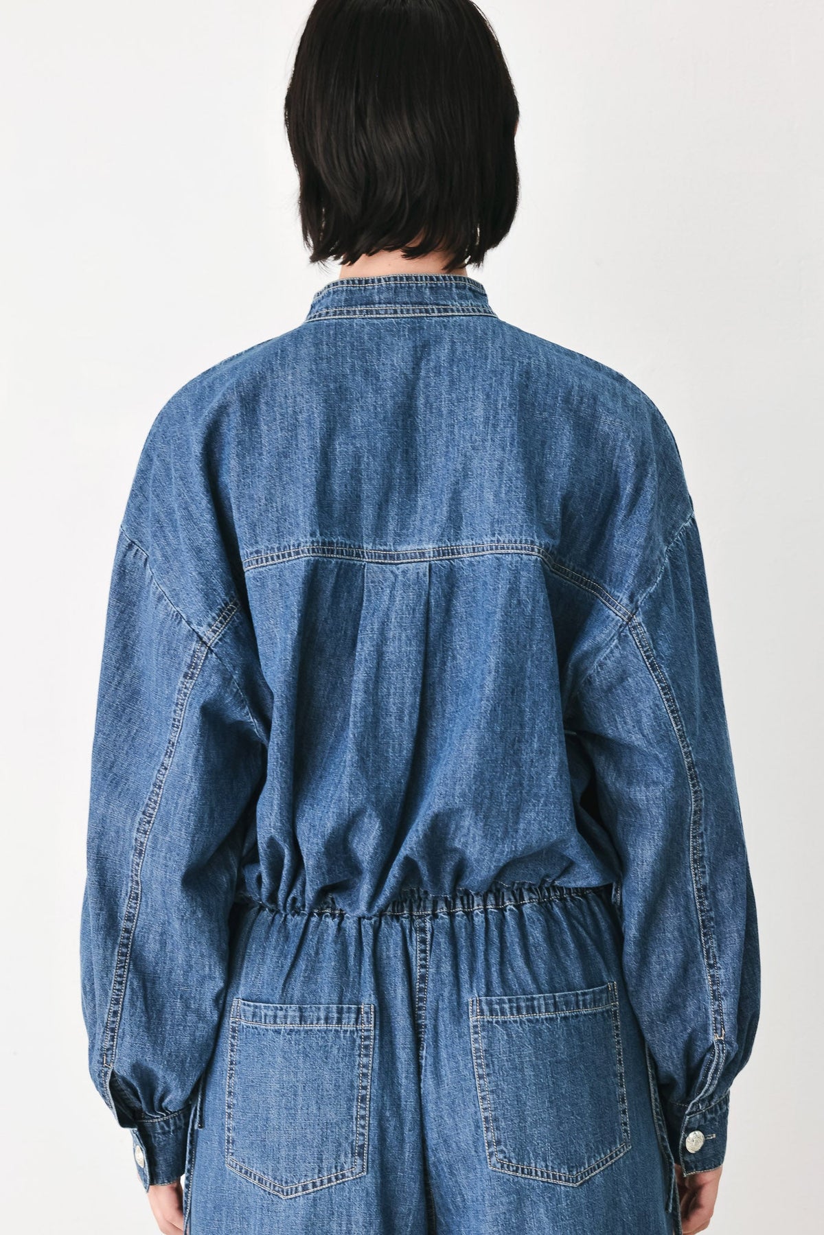 INDIGO COMFORT LINE DENIM TOP - Glamourous Grace