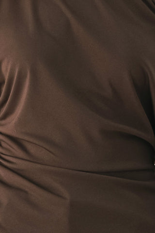 AFTER HOURS LACE TRIM ASYMMETRICAL TOP