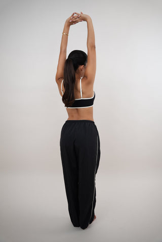 I Accept Change with Grace Black Versatile Relaxed Fit Pant