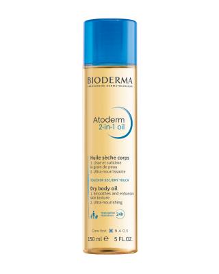 Bioderma Atoderm 2-in-1 Body Oil for Stretch Mark Prevention & Moisturizing - 5.07 fl oz, Non-Greasy, Pregnancy Skincare - Glamourous Grace