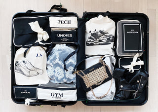 Personalized Packing Cubes, 3-pack – Cream - Glamourous Grace