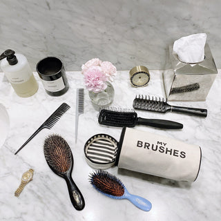 Brushes, Cylinder Case – Cream - Glamourous Grace
