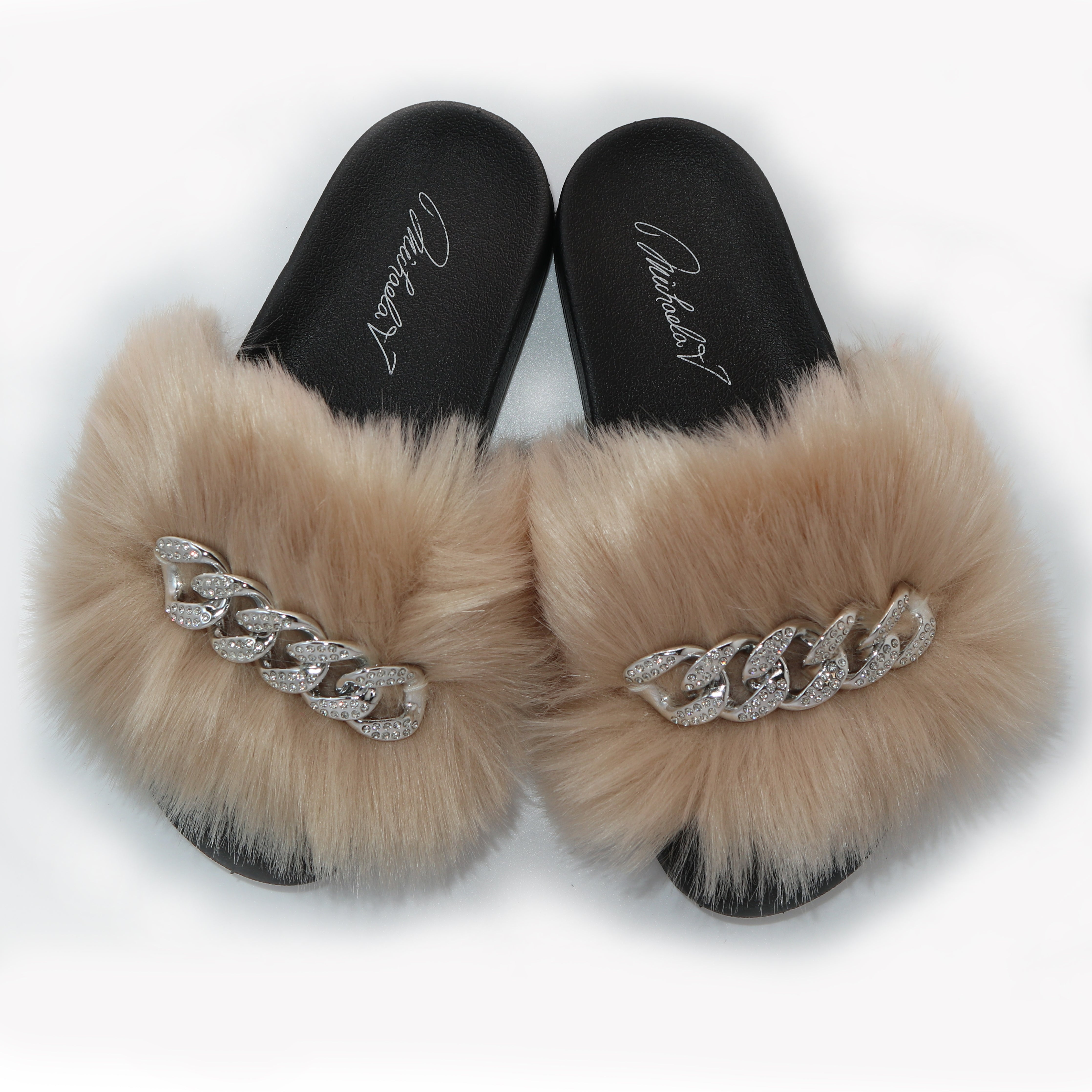 Michaela V Pupa Slippers — Tan - Glamourous Grace