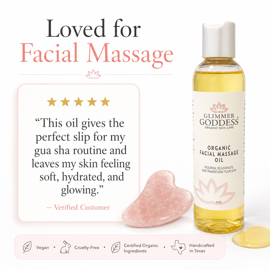 Organic Facial Massage Oil – Anti-Aging Treatment - Glamourous Grace