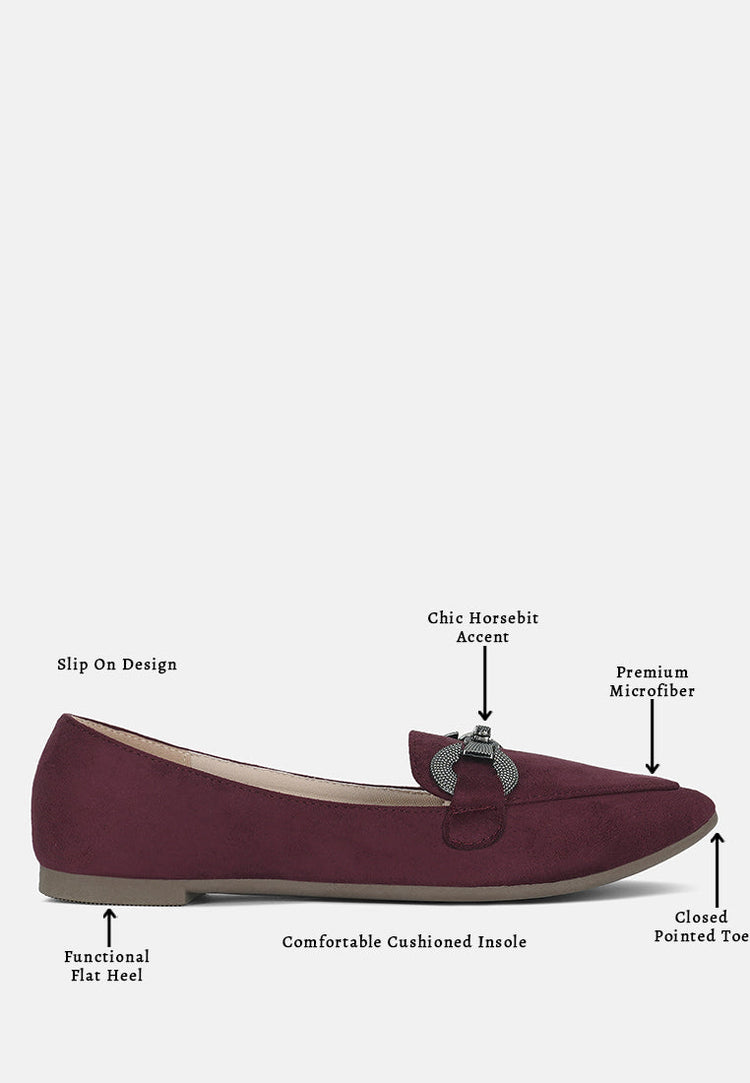 Fembot Horsebit Detail Flexible Loafers