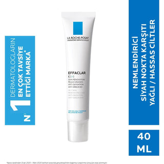 La Roche Posay Effaclar K (+) Sebum Control Face Moisturizer for Oily Skin - Non-Comedogenic & Hypoallergenic - Glamourous Grace