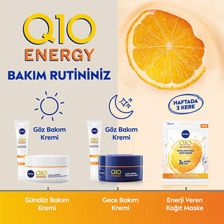 Nivea Q10 Energy Night Cream with Vitamin C - Anti-Aging, Moisturizing Night Care for All Skin Types - Glamourous Grace