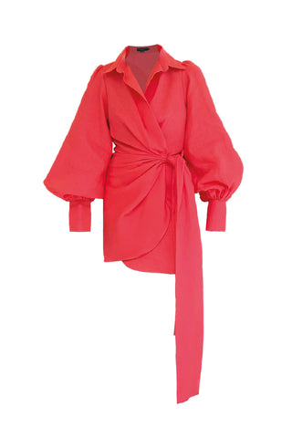 FILOSOFIA DRESS IN CORAL - Glamourous Grace