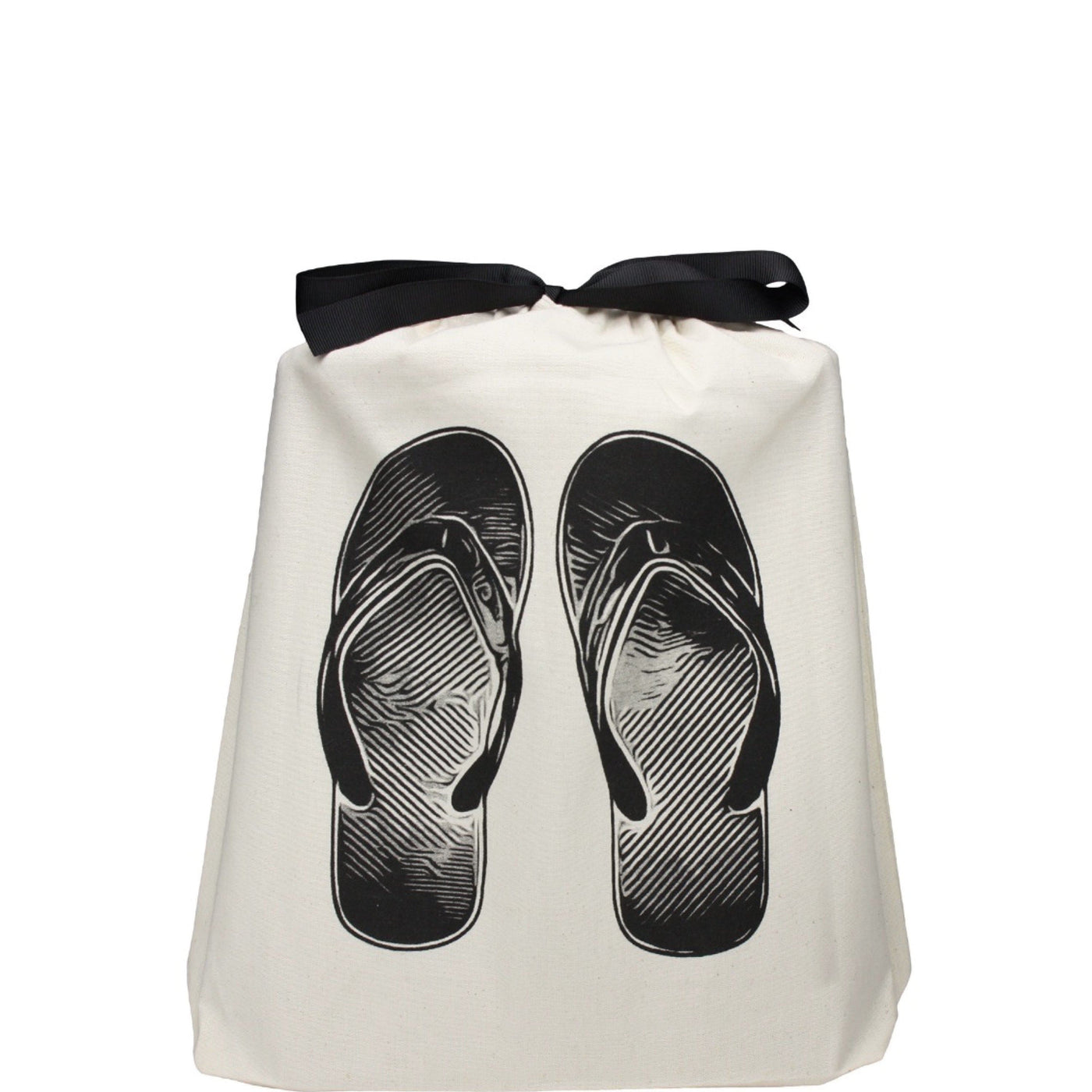 Flip-Flops-Shoe Bag – Cream - Glamourous Grace