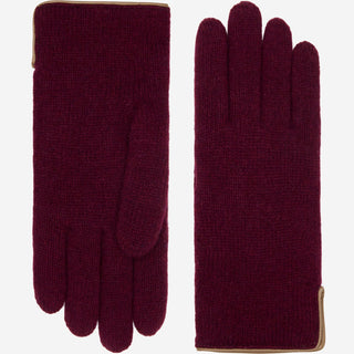 Florentina (red) - Handmade Italian knitted wool gloves with luxurious cashmere lining - Glamourous Grace