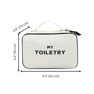 Folding/Hanging Toiletry Case – Cream - Glamourous Grace