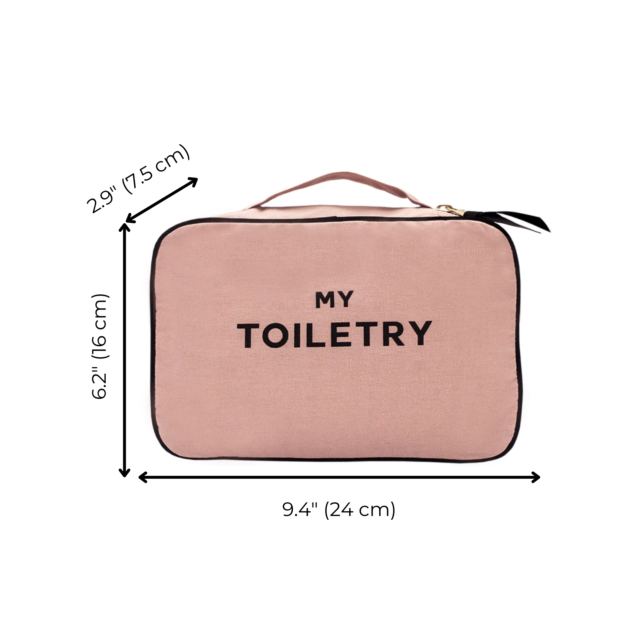 Folding/Hanging Toiletry Case – Pink/Blush - Glamourous Grace
