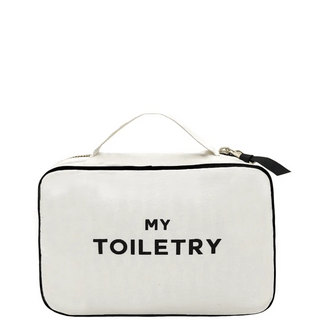 Folding/Hanging Toiletry Case – Cream - Glamourous Grace