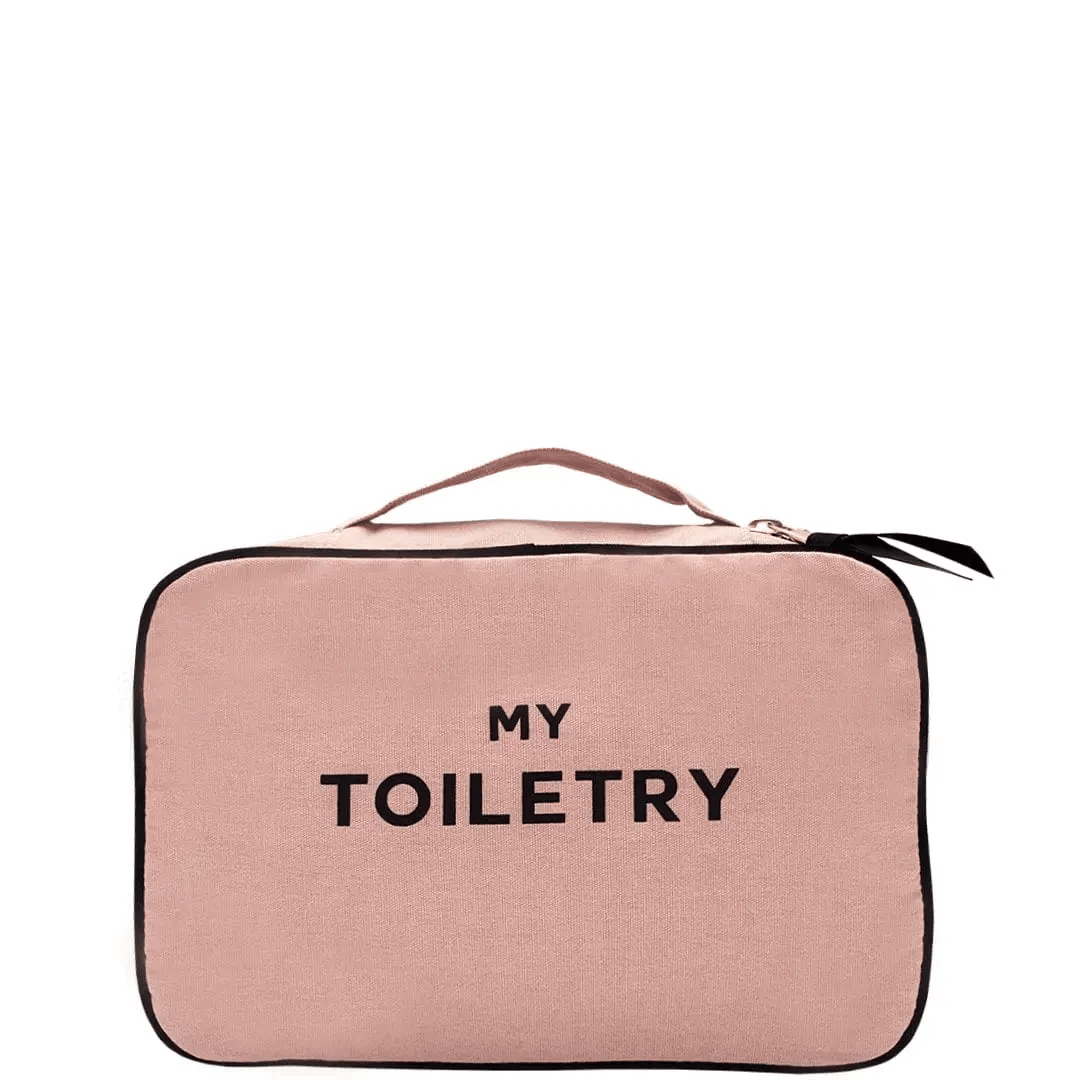 Folding/Hanging Toiletry Case – Pink/Blush - Glamourous Grace