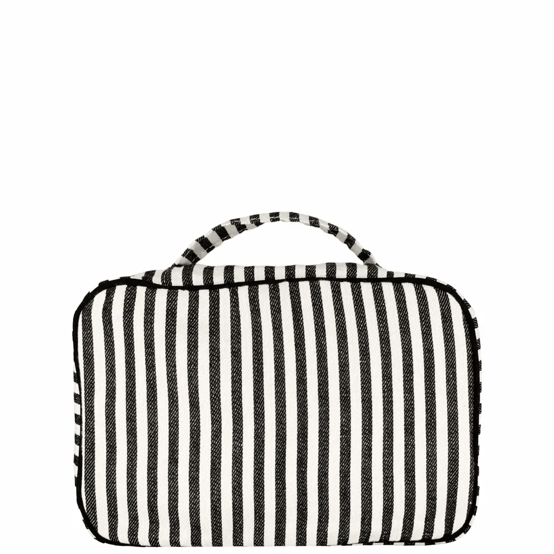 Folding/Hanging Toiletry Case – Striped - Glamourous Grace