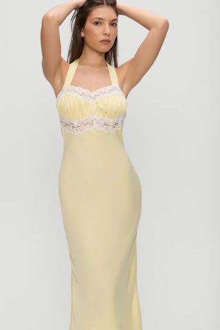 Darcy Whipped Butter Satin Midi Dress - Glamourous Grace
