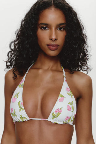 Grace Beaded Bikini Top Cherry Picked