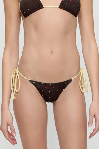 Mackenzie Reversible Bikini Bottom Honey Bug